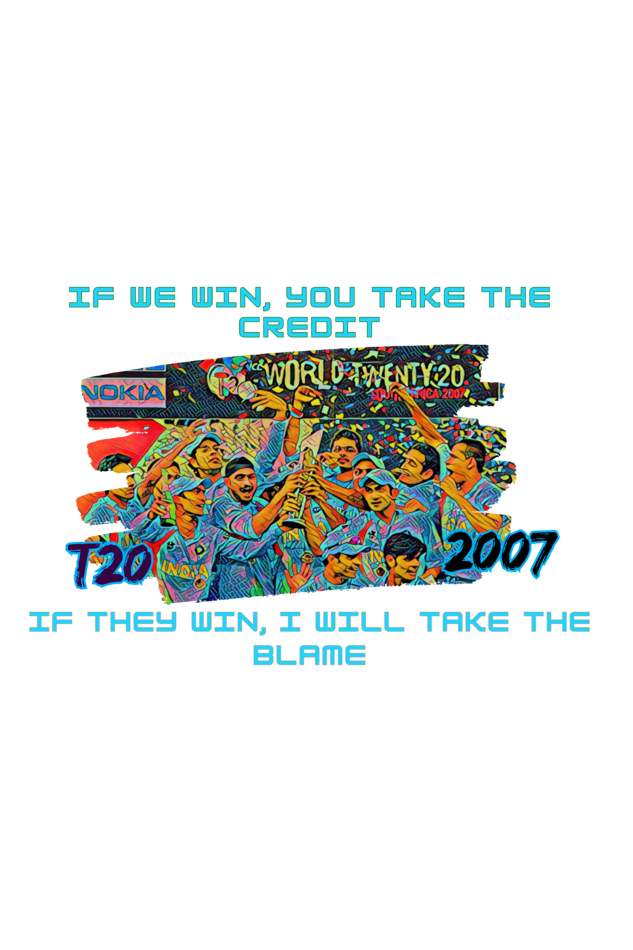 T20I WC Champions' 07 (Crewneck Sweatshirt)