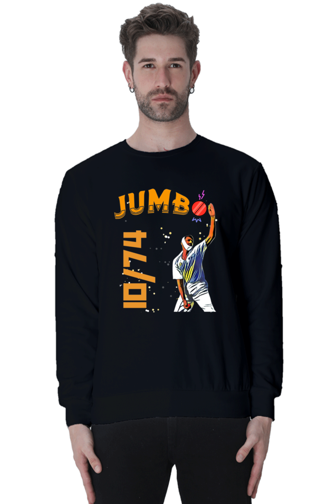Kumble's 10 Wickets (Crewneck Sweatshirt)