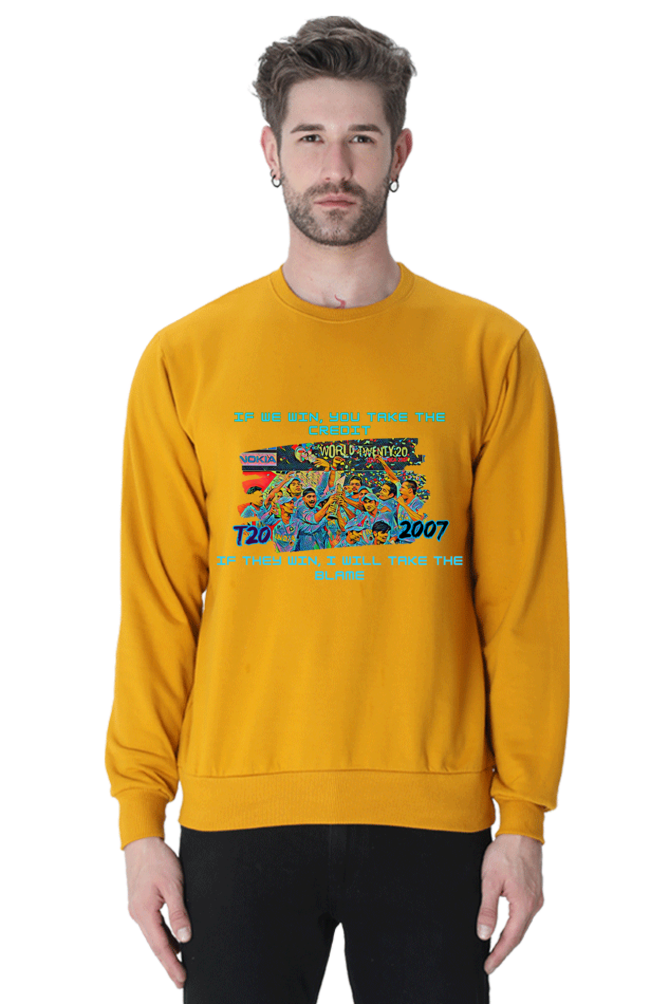 T20I WC Champions' 07 (Crewneck Sweatshirt)