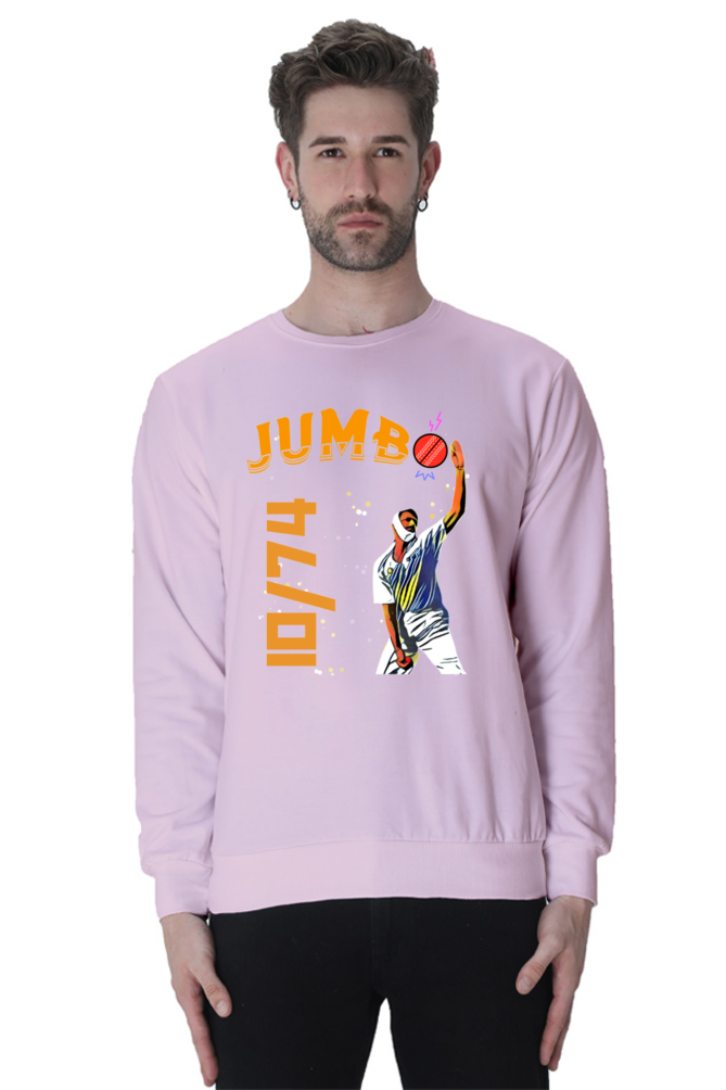 Kumble's 10 Wickets (Crewneck Sweatshirt)