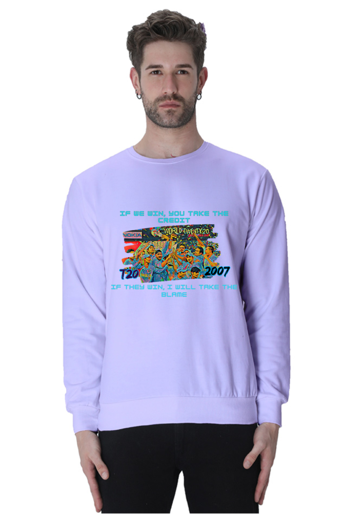 T20I WC Champions' 07 (Crewneck Sweatshirt)