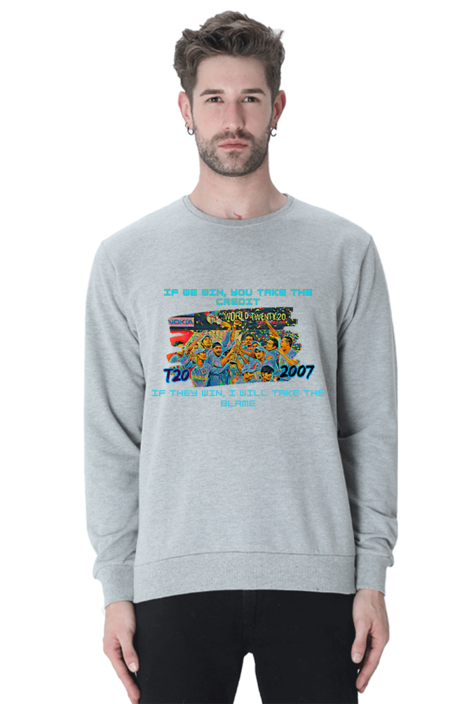 T20I WC Champions' 07 (Crewneck Sweatshirt)