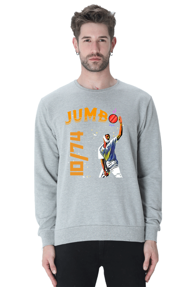 Kumble's 10 Wickets (Crewneck Sweatshirt)