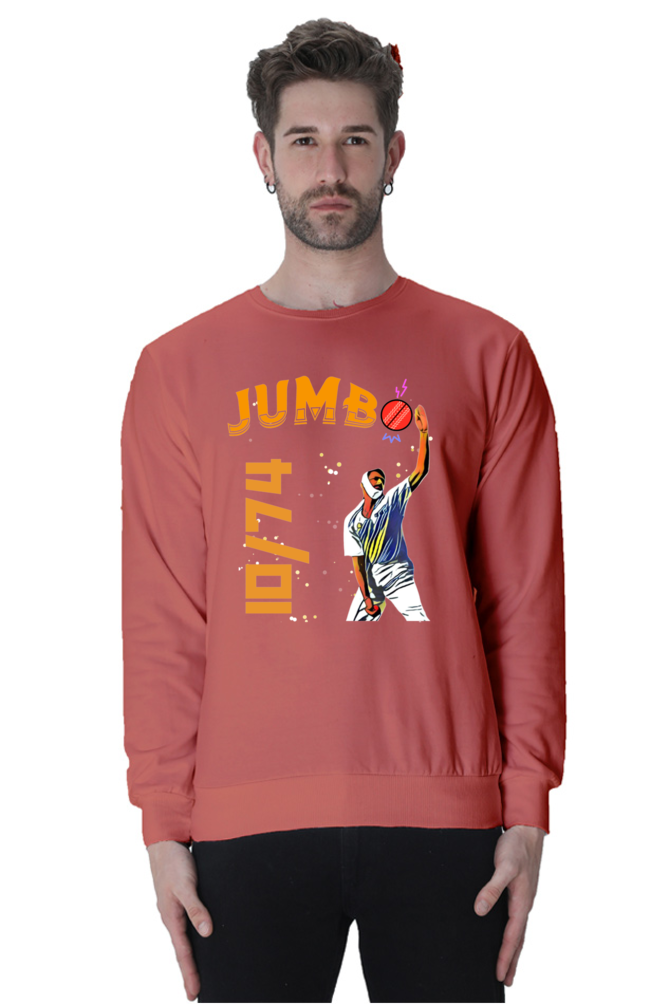 Kumble's 10 Wickets (Crewneck Sweatshirt)