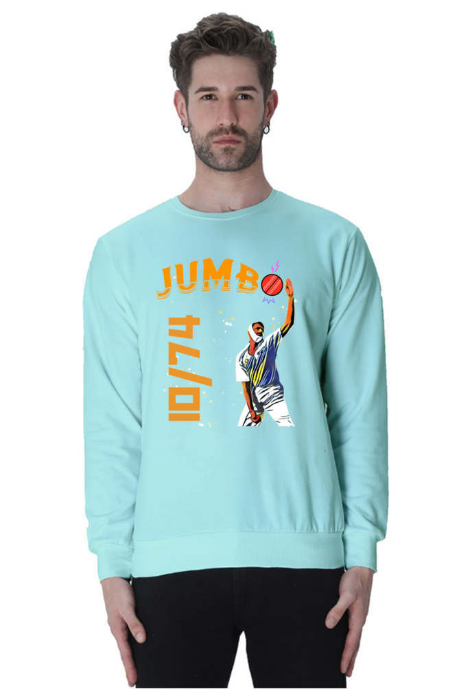 Kumble's 10 Wickets (Crewneck Sweatshirt)