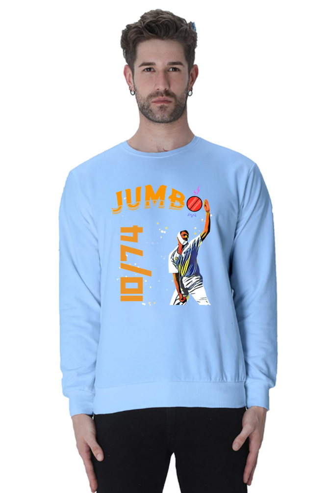 Kumble's 10 Wickets (Crewneck Sweatshirt)