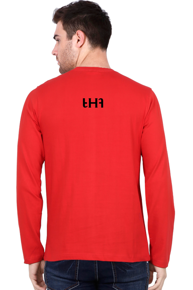 Dhoni Finishes Off in Style (Round Neck Full Sleeve T-Shirt)