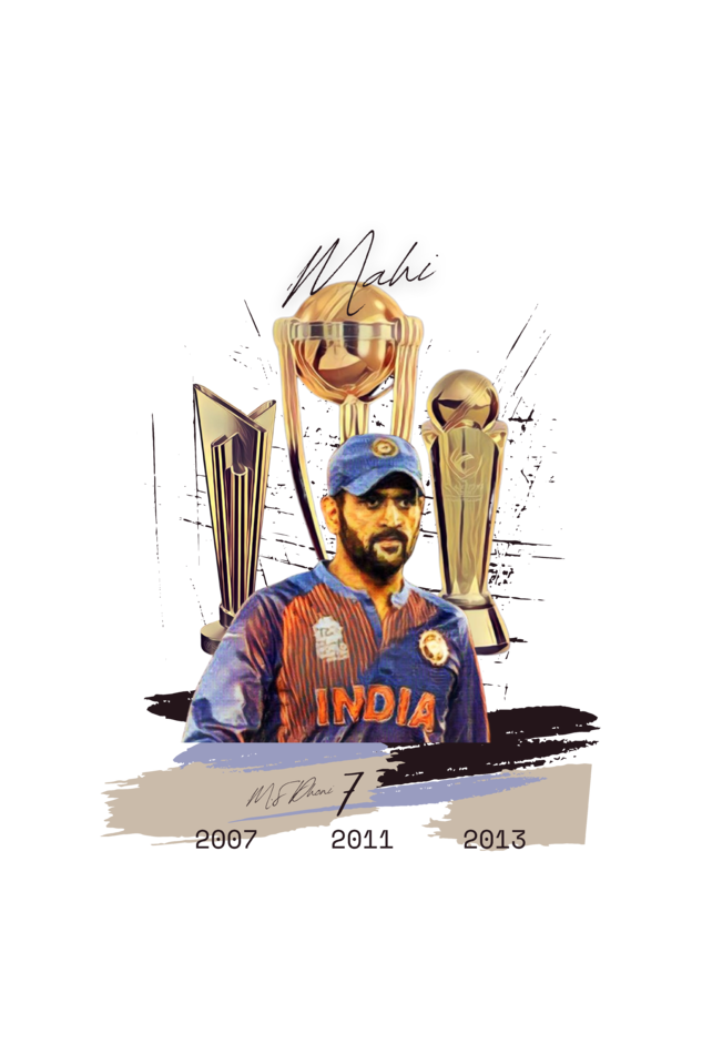 Dhoni's Titles (Crewneck Sweatshirt)
