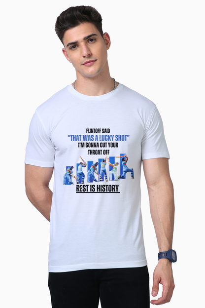 Yuvi's Six 6s (Round Neck Supima Half Sleeve T-Shirt)