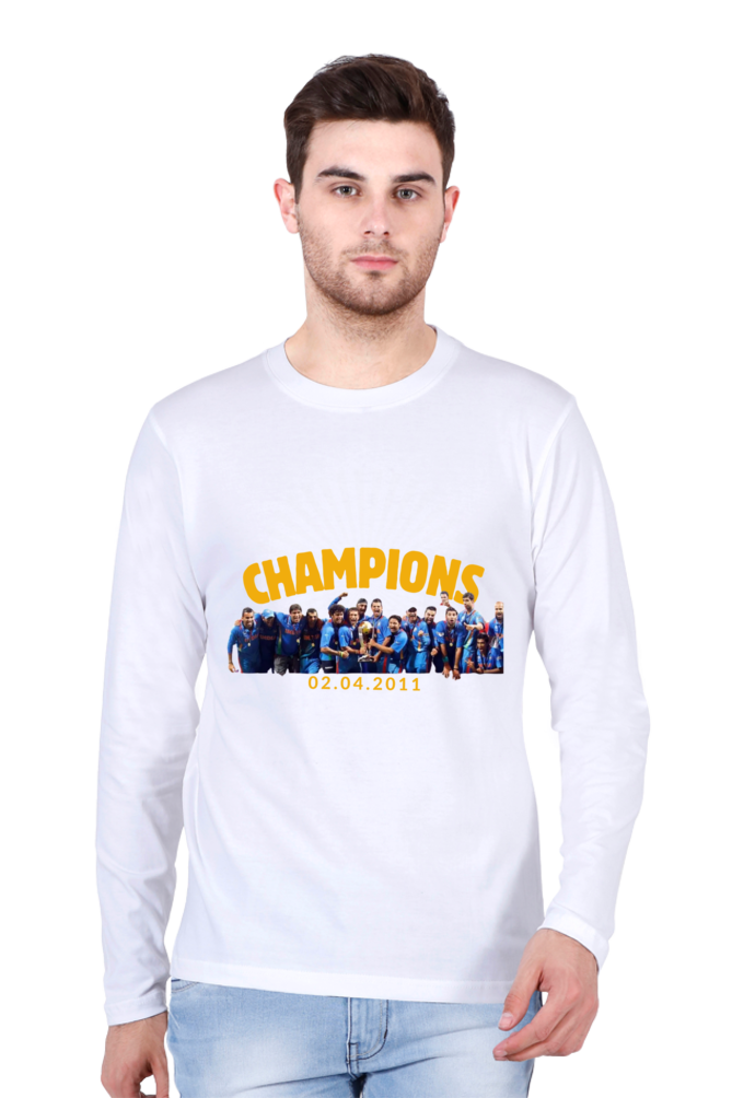ODI WC Champions' 11 (Round Neck Full Sleeve T-Shirt)