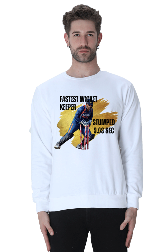 Dhoni's Fastest Stumping (Crewneck Sweatshirt)