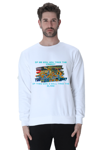 T20I WC Champions' 07 (Crewneck Sweatshirt)