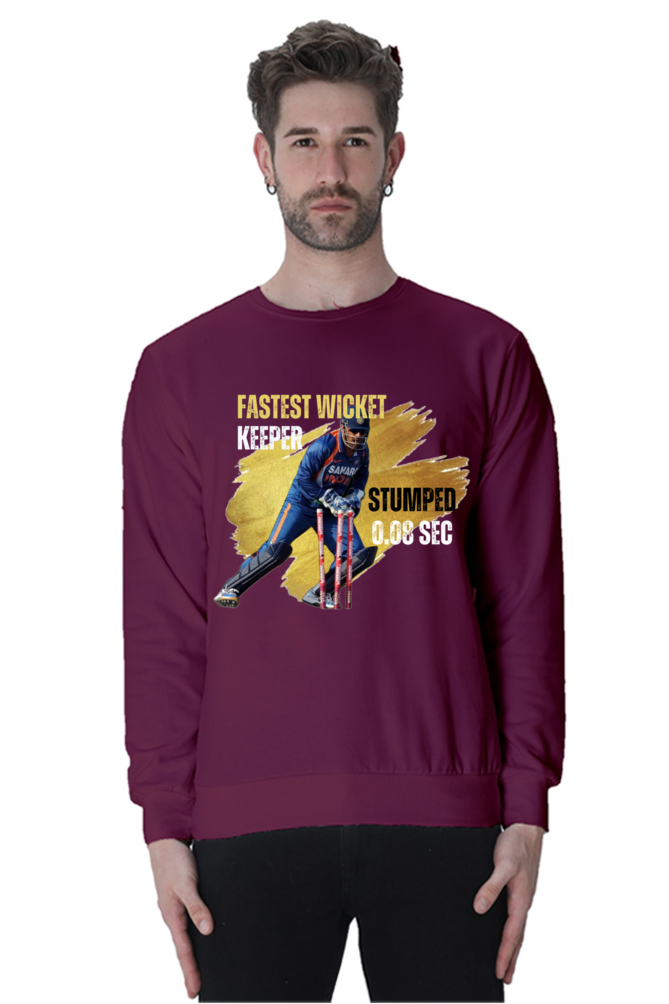 Dhoni's Fastest Stumping (Crewneck Sweatshirt)