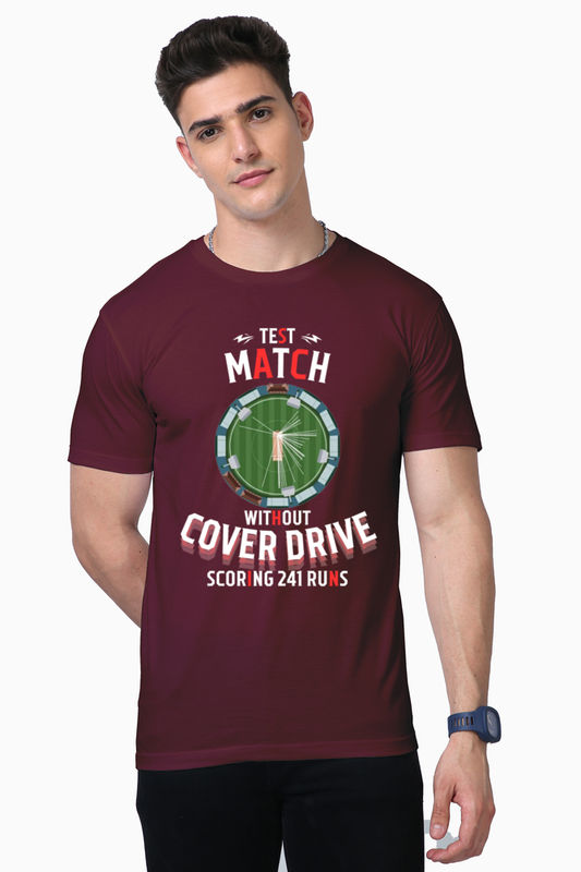 The On-Side Innings (Round Neck Supima Half Sleeve T-Shirt)