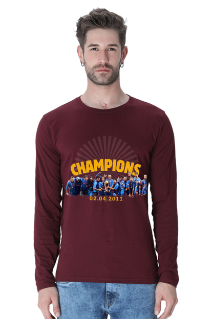 ODI WC Champions' 11 (Round Neck Full Sleeve T-Shirt)