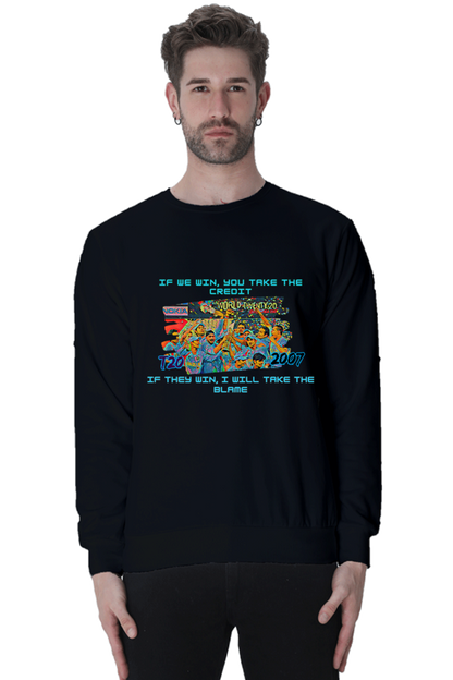 T20I WC Champions' 07 (Crewneck Sweatshirt)
