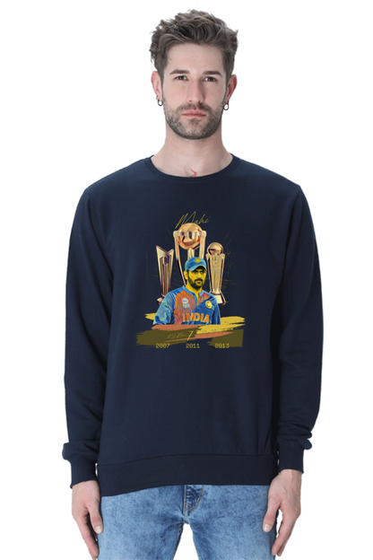 Dhoni's Titles (Crewneck Sweatshirt)