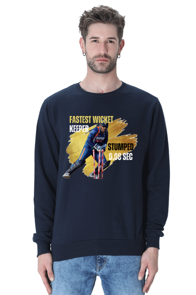 Dhoni's Fastest Stumping (Crewneck Sweatshirt)