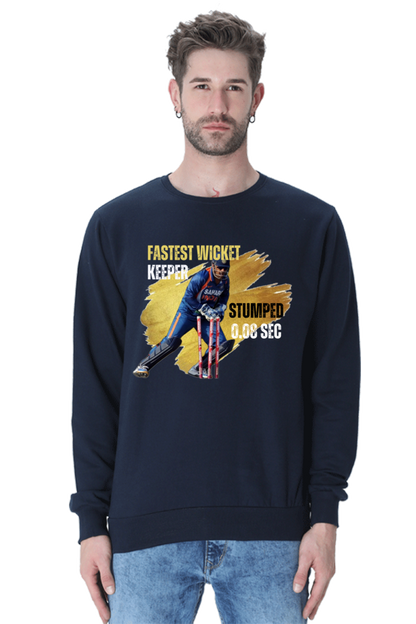 Dhoni's Fastest Stumping (Crewneck Sweatshirt)