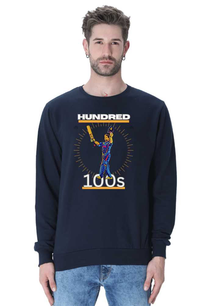 Sachin's 100th Hundred (Crewneck Sweatshirt)