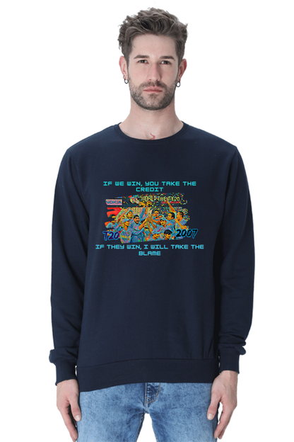 T20I WC Champions' 07 (Crewneck Sweatshirt)