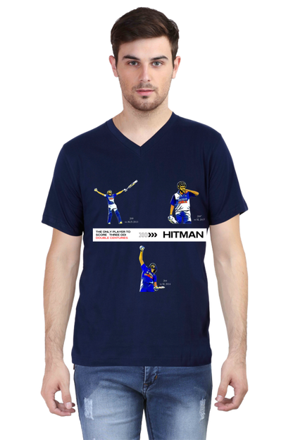 Hitman's 200s (V-Neck Half Sleeve T-Shirt)