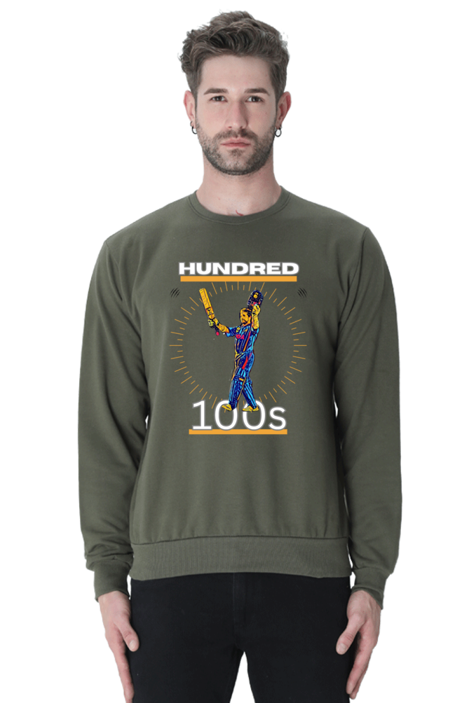 Sachin's 100th Hundred (Crewneck Sweatshirt)
