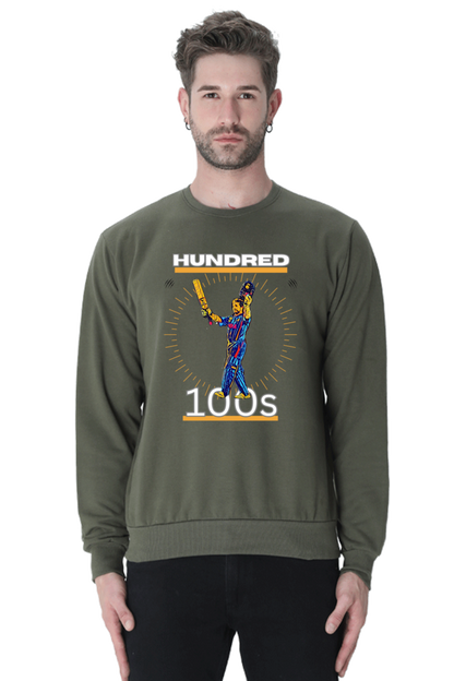 Sachin's 100th Hundred (Crewneck Sweatshirt)