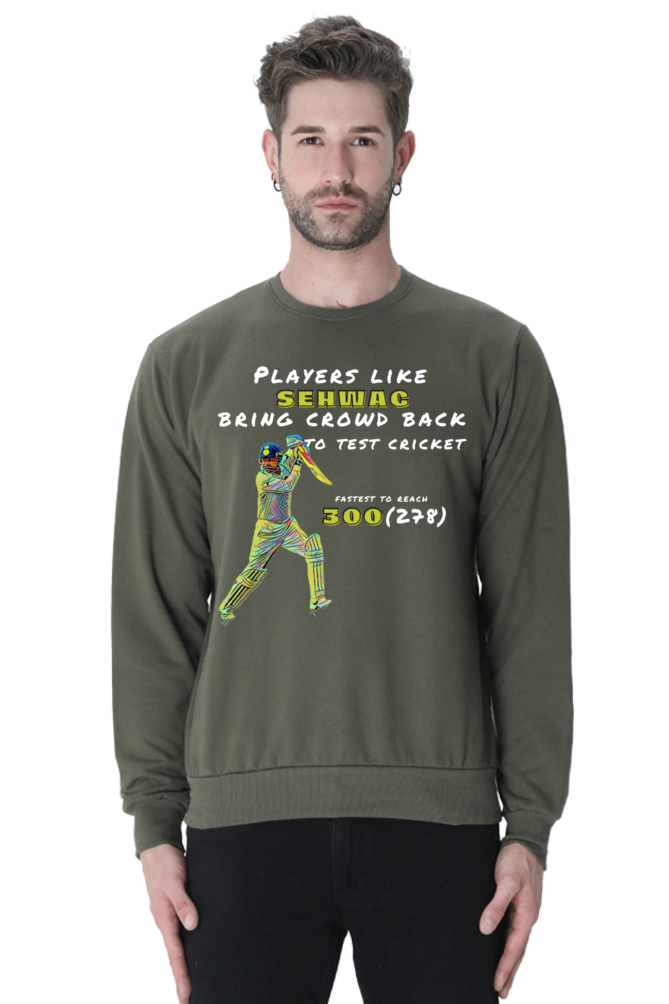 Majestic Sehwag (Crewneck Sweatshirt)