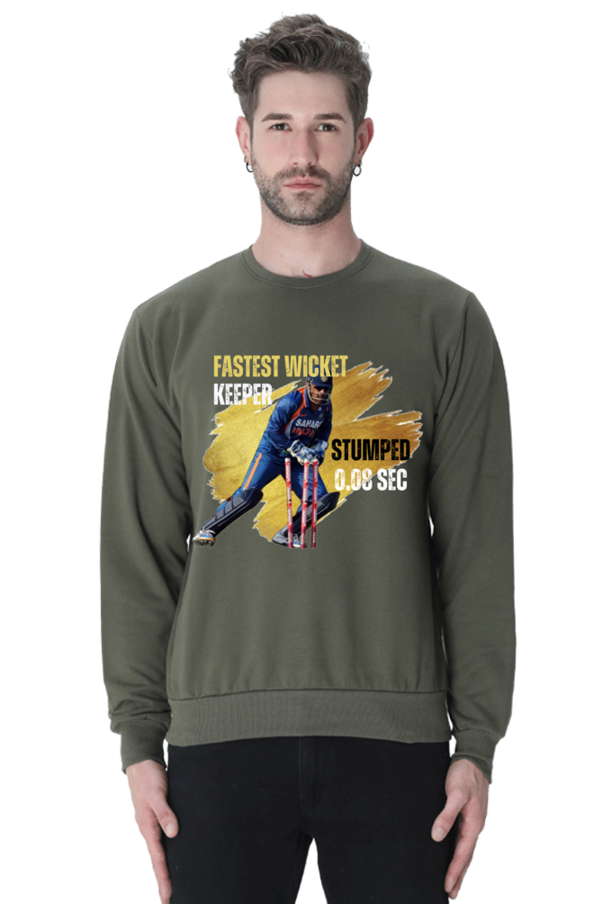 Dhoni's Fastest Stumping (Crewneck Sweatshirt)