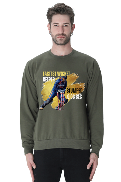 Dhoni's Fastest Stumping (Crewneck Sweatshirt)