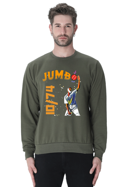 Kumble's 10 Wickets (Crewneck Sweatshirt)