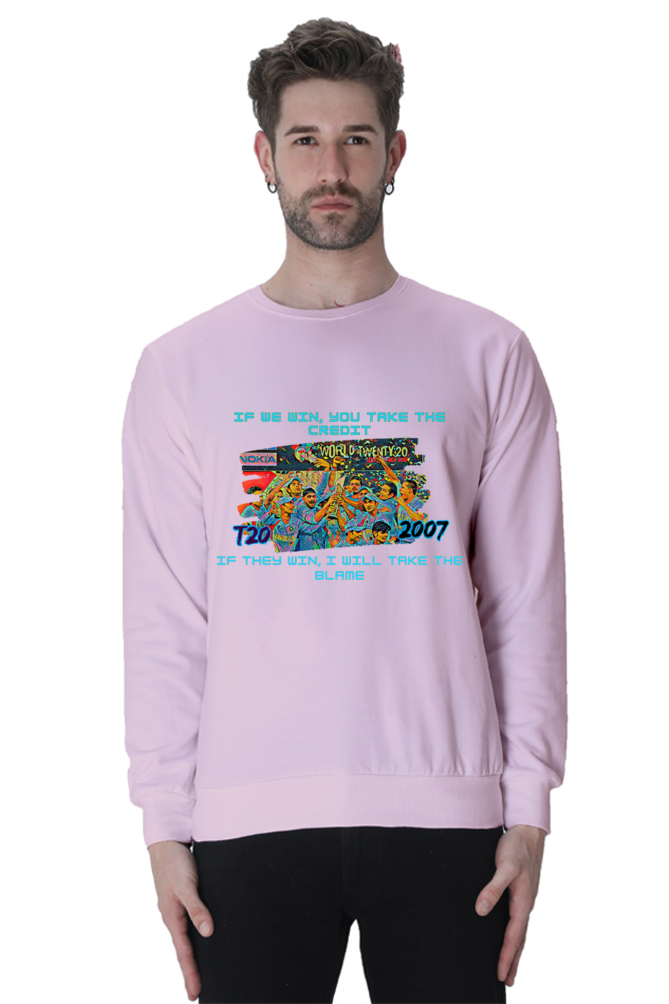 T20I WC Champions' 07 (Crewneck Sweatshirt)