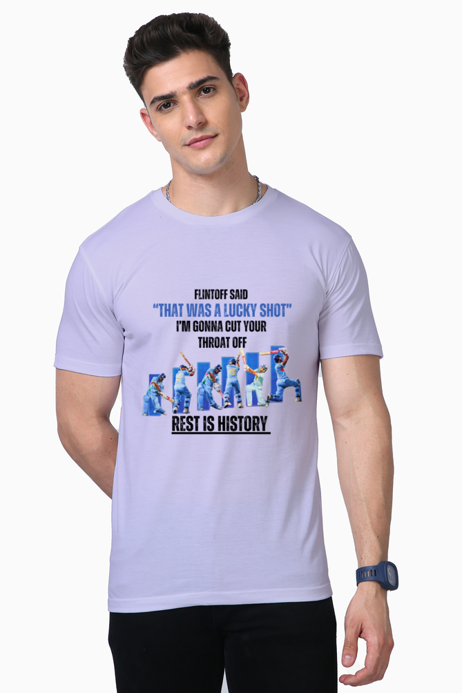 Yuvi's Six 6s (Round Neck Supima Half Sleeve T-Shirt)