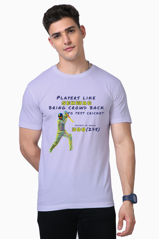 Majestic Sehwag (Round Neck Supima Half Sleeve T-Shirt)