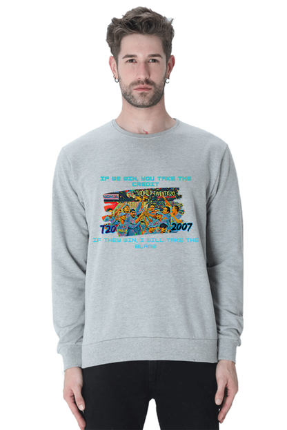 T20I WC Champions' 07 (Crewneck Sweatshirt)