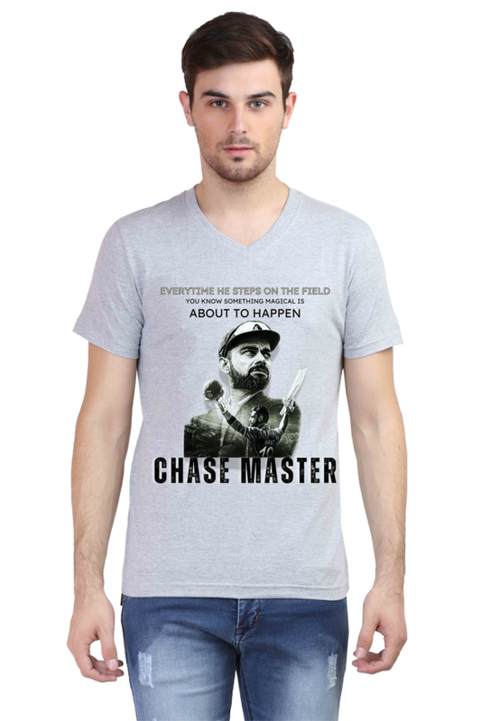Chase Master (V-Neck Half Sleeve T-Shirt)