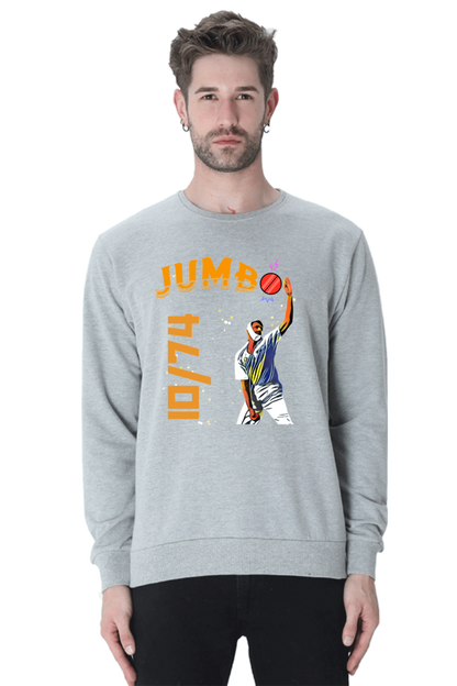 Kumble's 10 Wickets (Crewneck Sweatshirt)