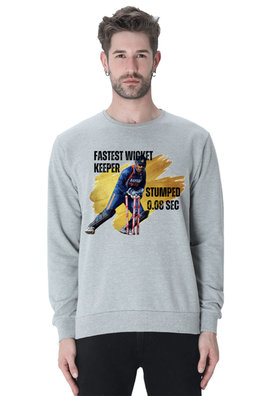 Dhoni's Fastest Stumping (Crewneck Sweatshirt)