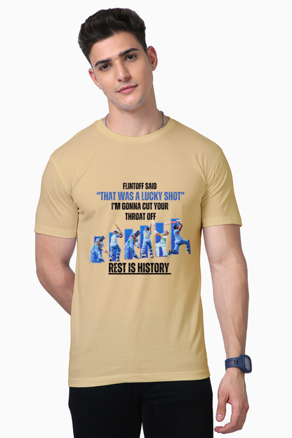 Yuvi's Six 6s (Round Neck Supima Half Sleeve T-Shirt)