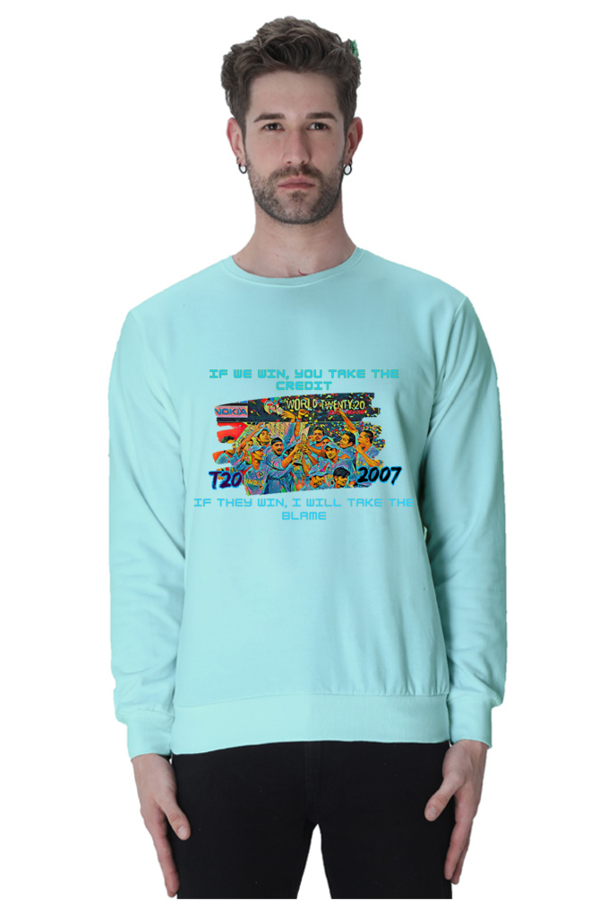 T20I WC Champions' 07 (Crewneck Sweatshirt)