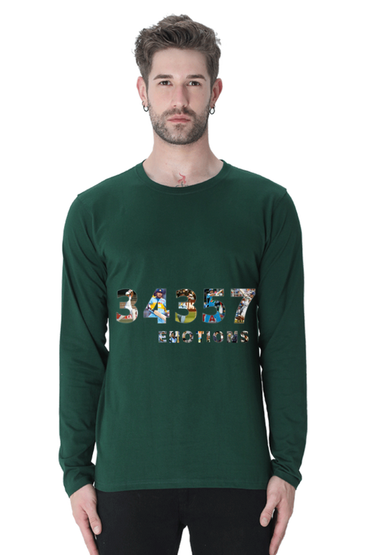 Sachin's Total Runs (Round Neck Full Sleeve T-Shirt)