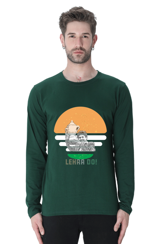 Lehra Do!! Kapil Dev (Round Neck Full Sleeve T-Shirt)