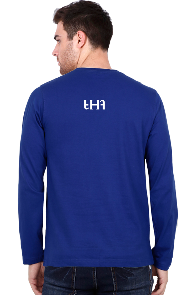 Dhoni Finishes Off in Style (Round Neck Full Sleeve T-Shirt)